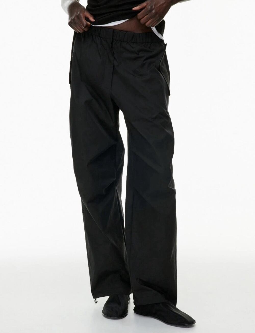 Group Babaton Aritzia Emerson Pants Women's Parachute Black Sz 8